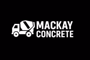 Mackay Concrete White Logo
