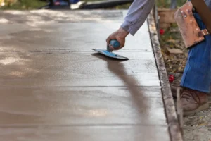 cement construction installation finish