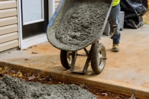 concrete sidewalk pathway